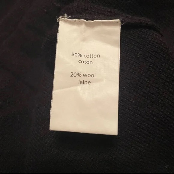 Neve Wool Knit 1/4 Zip Ski Sweater, Sz XL - Picture 9 of 9